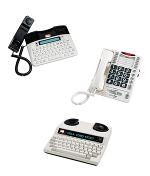 Images of the different types of phone equipment.